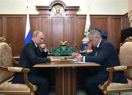 Шойгу доложил Путину о взятии под контроль территории «ЛНР»