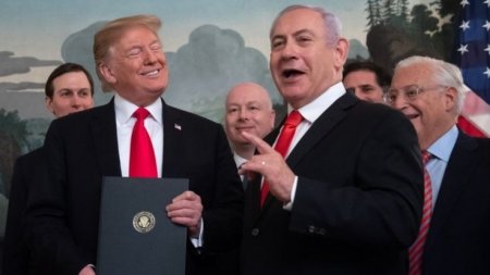 Трамп признал суверенитет Израиля над Голанскими высотами