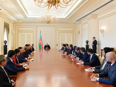 Президент Ильхам Алиев принял послов и руководителей диппредставительств мусульманских стран в Азербайджане - ФОТО