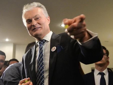 Гитанас Науседа побеждает на выборах президента Литвы