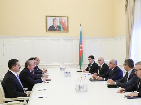 Премьер-министр Азербайджана встретился с председателем Великого национального собрания Турции