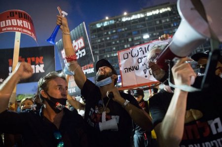 Массовые протесты и столкновения с полицией в Израиле 