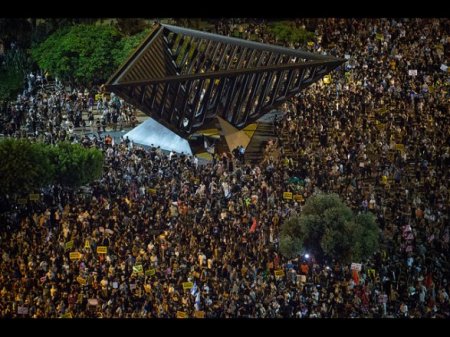 Массовые протесты и столкновения с полицией в Израиле 