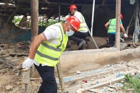 FHN: Tovuzda erməni təxribatı nəticəsində qəzalı vəziyyətə düşmüş evlərin təmir-bərpasına başlanılıb