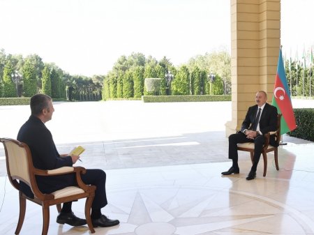 Президент Азербайджана дал интервью CNN-Türk