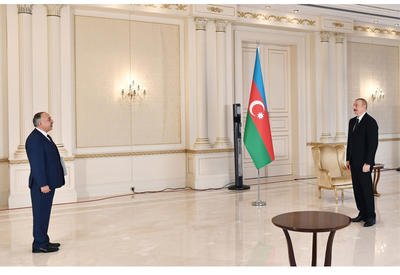 Президент Ильхам Алиев принял верительные грамоты новоназначенного посла Афганистана в Азербайджане