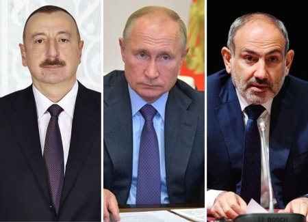 Заявление президента Азербайджана, премьер-министра Армении и президента России