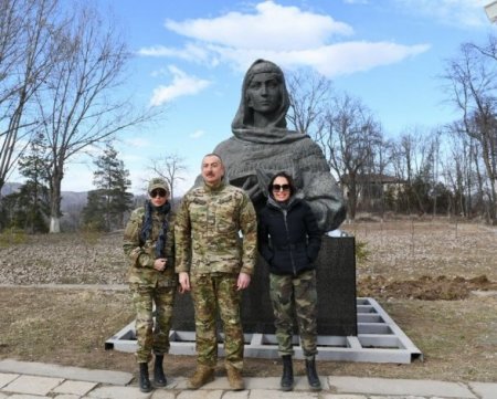 Памятники Узеиру Гаджибейли, Бюльбюлю и Натаван вернули в Шушу