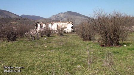 Освобождённое от оккупации село Бешдяли Зангиланского района 