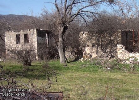 Освобождённое от оккупации село Бешдяли Зангиланского района 