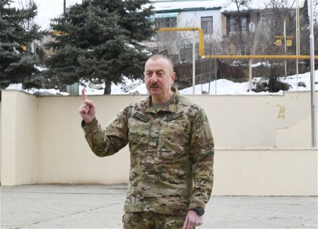 Ильхам Алиев в Албанском храме: Если бы это была армянская церковь, оскорбили бы они ее надписями «Камо» и «Артур»?