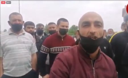 Протестная акция в Саатлы