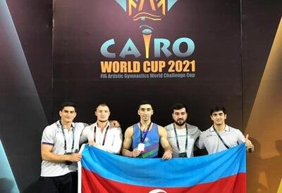 Азербайджанский гимнаст завоевал серебряную медаль 