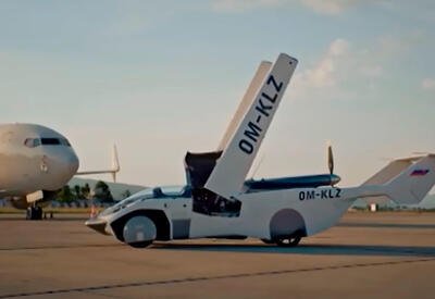 Летающий автомобиль AirCar совершил свой первый полет 