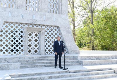 Президент Ильхам Алиев: Сегодня мы в Шуше и отныне будем жить в Шуше вечно