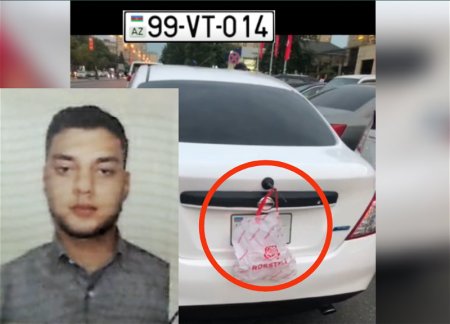 В Баку водитель скрыл номер, пытаясь избежать штрафа в 20 манатов: Оштрафован на 800 