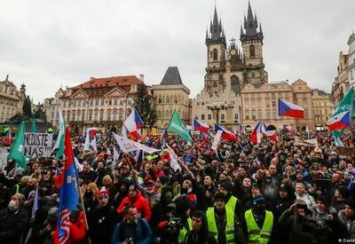 В Чехии проходят протесты против вакцинации