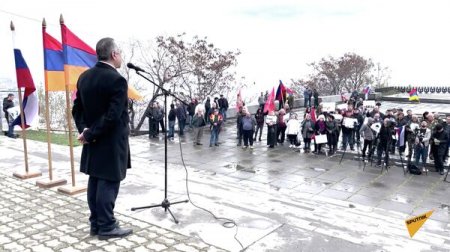 В Ереване прошла акция в поддержку России