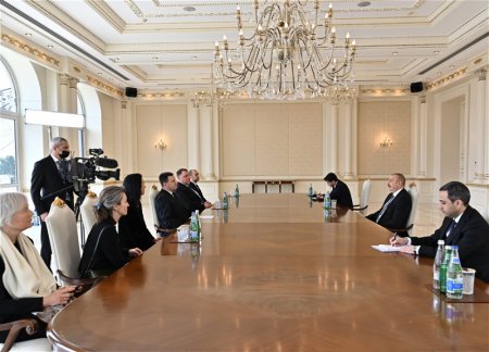 Президент Азербайджана принял председателя парламента Эстонии