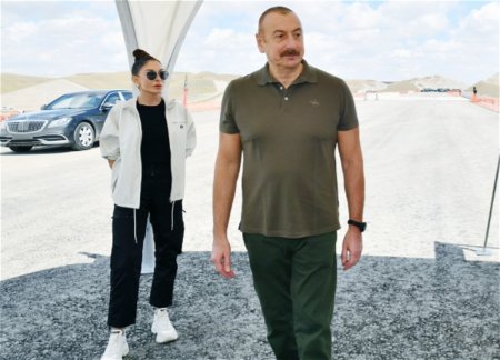 Ильхам Алиев ознакомился с интенсивным фруктовым садом в Зангиланском районе