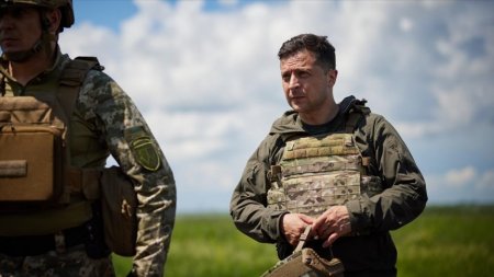 Зеленский на передовой в Донбассе