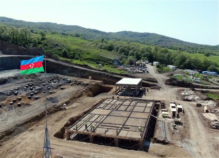 Строится новая подстанция в Лачине 