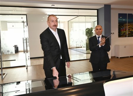 Ильхам Алиев открыл новую подстанцию и Главный центр управления цифровыми сетями 