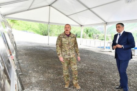 Ильхаму Алиеву представили генплан Кельбаджара