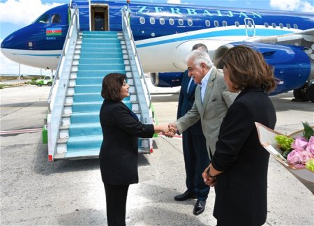 Сагиба Гафарова прибыла в Стамбул с рабочим визитом