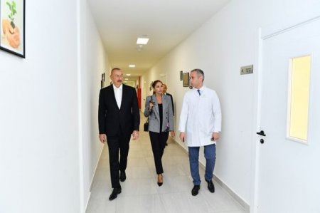 Алиевы на открытии завода Azbadam 