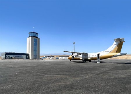 В международном аэропорту в Зангилане проводится летная проверка радиотехнических средств 