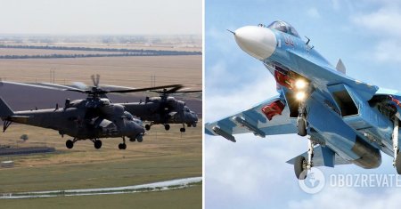 Россия стянула к украинским границам сотни боевых самолетов и вертолетов