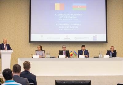 В Баку состоялся азербайджано-румынский бизнес-форум 