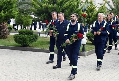 Делегация во главе с президентом SOCAR посетила "Нефтяные Камни" Делегация во главе с президентом SOCAR посетила "Нефтяные Камни"