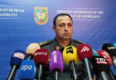 Минобороны Азербайджана проводит брифинг