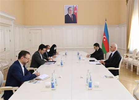 Шахин Мустафаев встретился с послом Ирана в Азербайджане