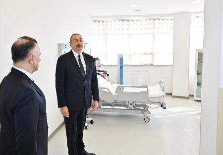Ильхам Алиев принял участие в открытии Республиканского санатория туберкулезных заболеваний для детей и подростков в Баку - ФОТО Ильхам Алиев принял участие в открытии Республиканского санатория туберкулезных заболеваний для детей и подростков в Баку - ФОТО