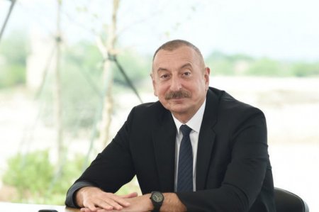 На официальной странице Президента Ильхама Алиева в Twitter размещена публикация в связи с победой ФК "Карабах" в матче Лиги Европы