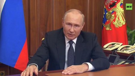 Путин: «При угрозе мы используем все средства. Это не блеф» 
