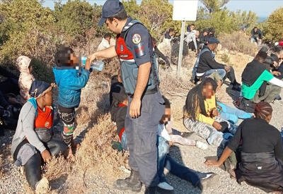 У берегов турецкого Кушадасы спасены десятки мигран