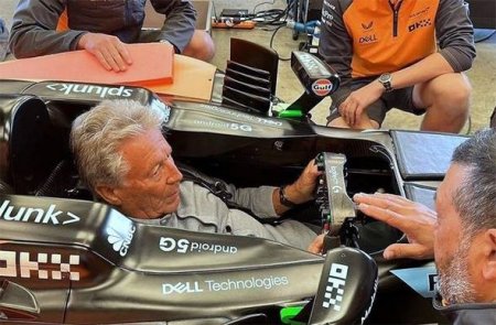 82-летний чемпион Формулы-1 протестировал современный болид - ФОТО