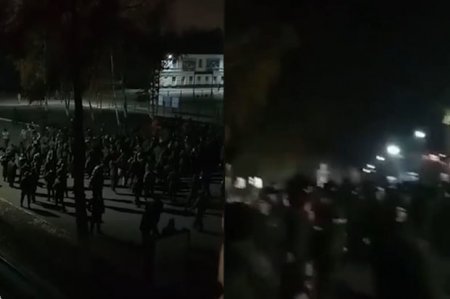 В России мобилизованные устроили акцию протеста в воинской части