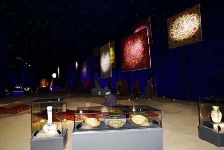 Мехрибан Алиева ознакомилась с выставкой «Миражи времени» в Самарканде - ФОТО