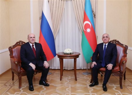 В Баку состоялась встреча премьер-министров Азербайджана и России - ФОТО