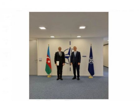 Столтенберг принял верительные грамоты представителя Азербайджана в НАТО