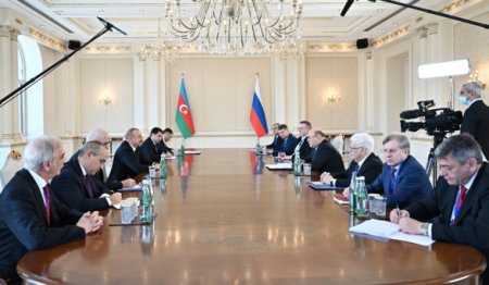 Ильхам Алиев встретился с Мишустиным