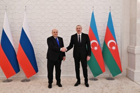 Ильхам Алиев встретился с Мишустиным