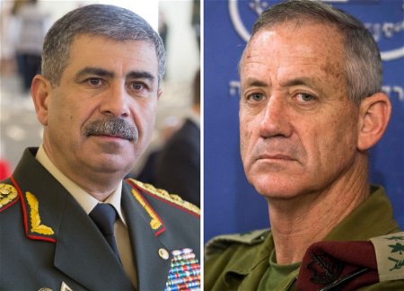 Состоялся телефонный разговор между министрами обороны Азербайджана и Израиля