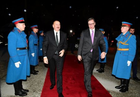 Завершился официальный визит Президента Ильхама Алиева в Сербию - ФОТО
