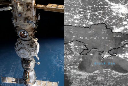NASA показало космическое фото оставшейся без света Украины 